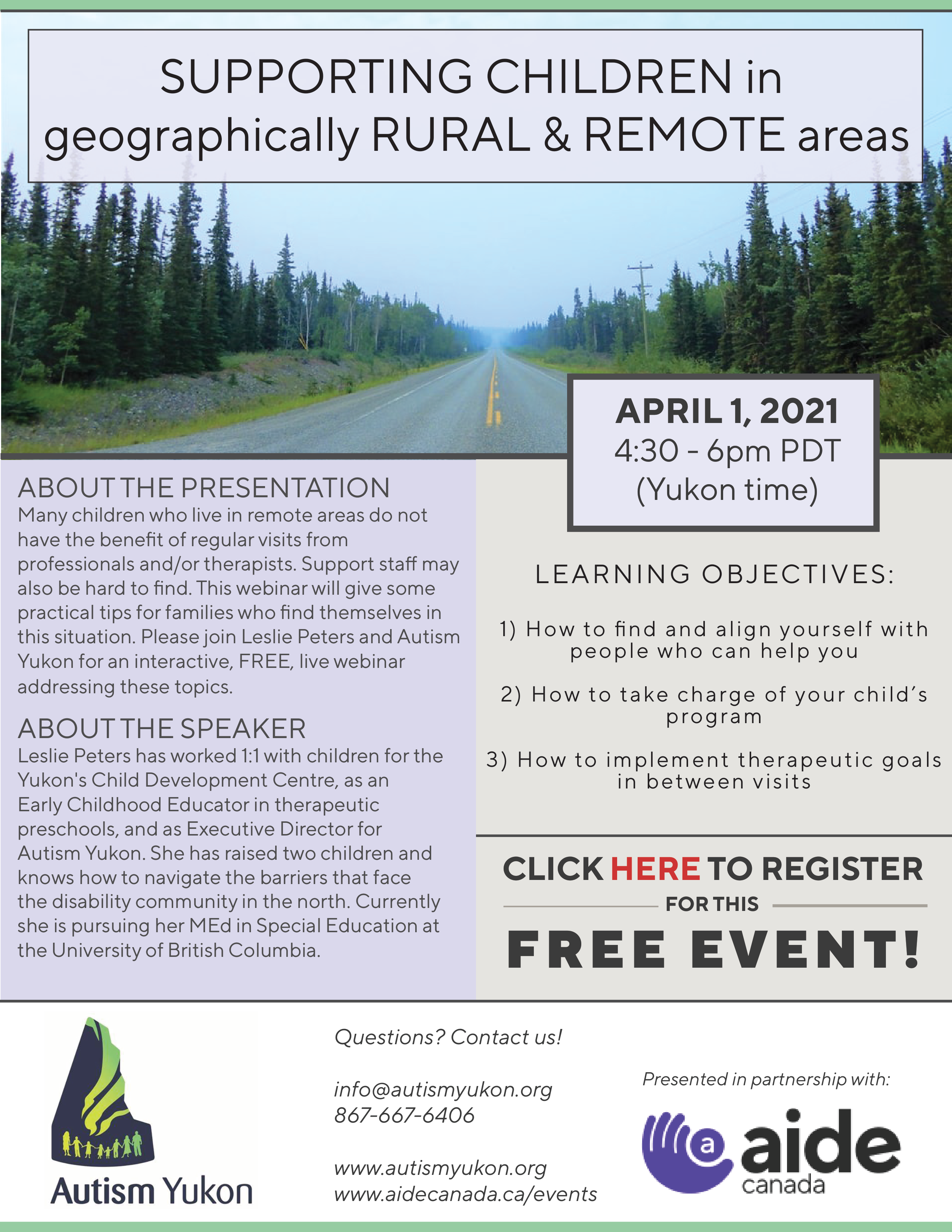 Webinar - Supporting Children in Geographically Rural & Remote Areas